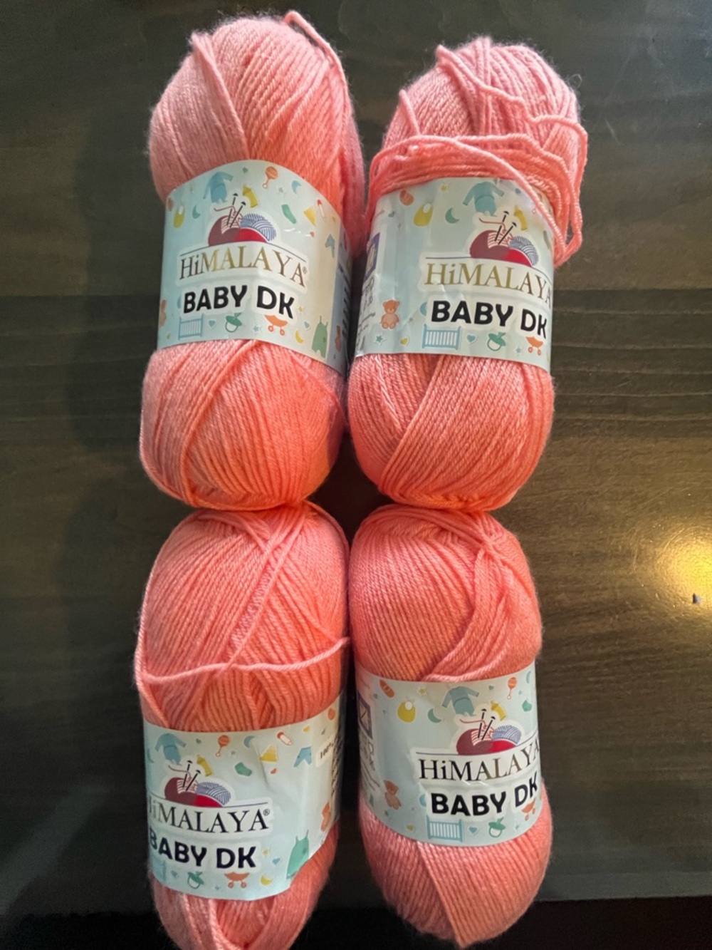 Himalaya Baby DK Yarn
Color: Coral